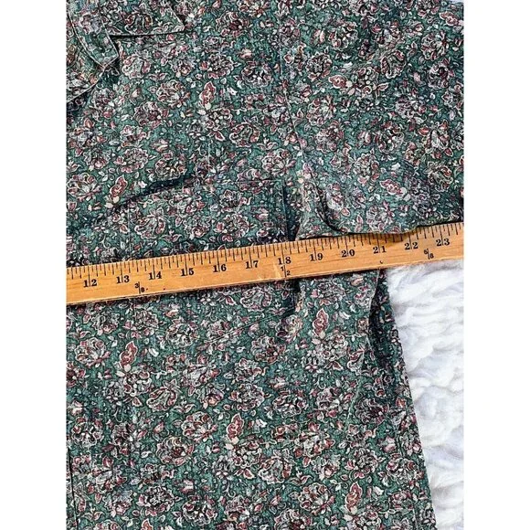 Vintage Tori Richards Men's Hawaiian Shirt Med Multi Green Short Sleeve Pocket - Picture 3 of 4